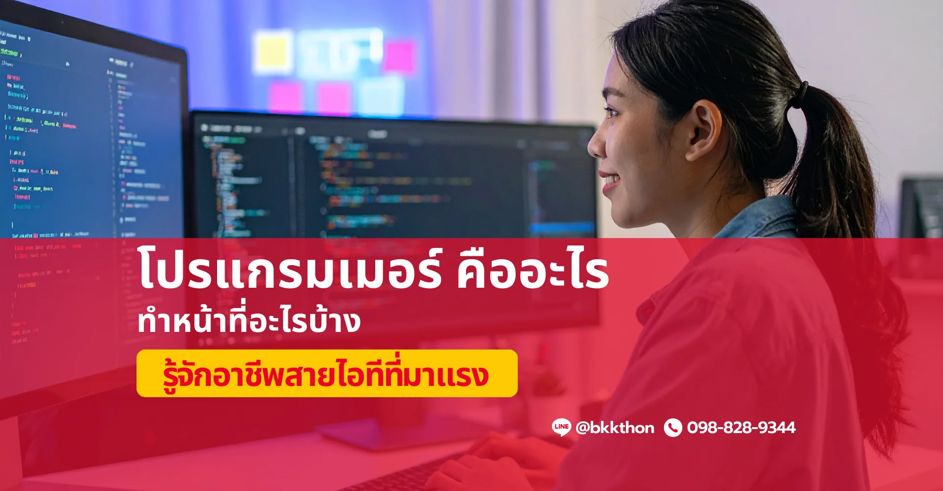โปรแกรมเมอร์ คืออะไร เรียนอะไรดี